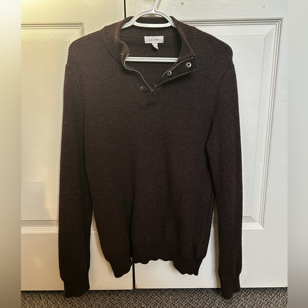 Calvin Klein Men's Dark Knit Sweater
